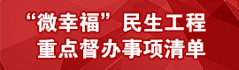 微幸福民生工程重点督办事项清单